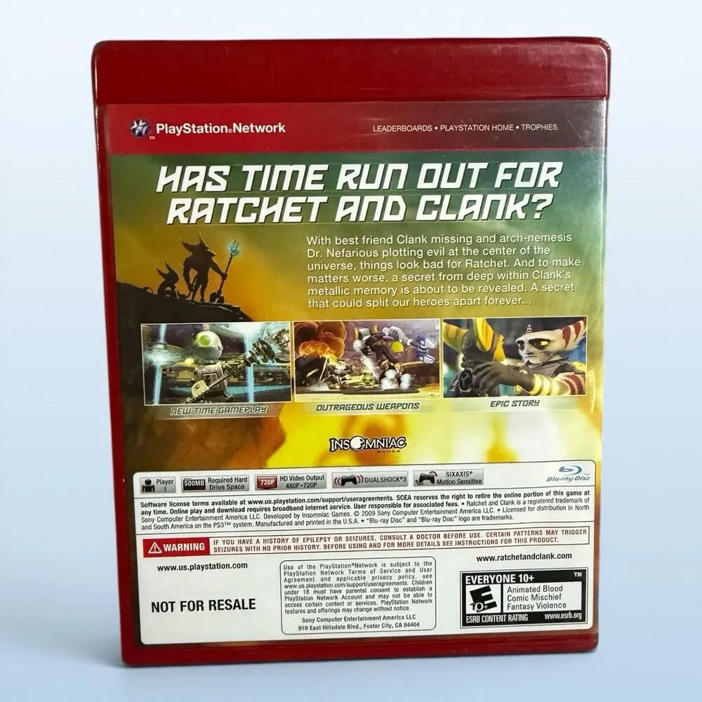 -Sony PlayStation 3 (PS3) - Ratchet & Clank: Crack in Time - Brand New Sealed